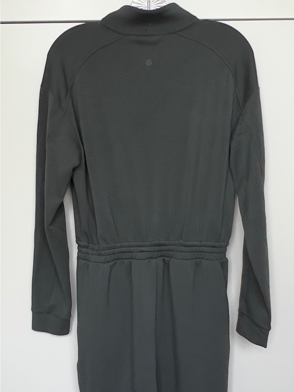 Zella Zip-Front Jumpsuit in Slate Green - Picture 7 of 7